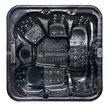Jetstream 5-persoons Outdoor Spa - 2 ligbedden - Zwart / Bluetooth