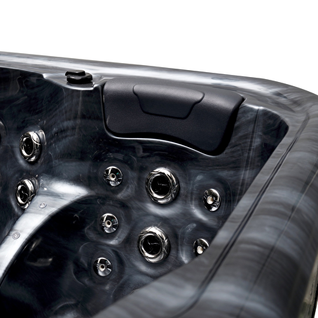 Jetstream 5-persoons Outdoor Spa - 2 ligbedden - Zwart / Bluetooth