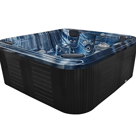 Jetstream 5-persoons Outdoor Spa - 2 ligbedden - Blauw / zwart