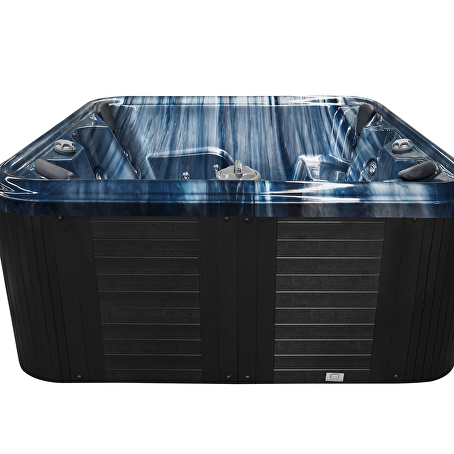 Jetstream 5-persoons Outdoor Spa - 2 ligbedden - Blauw / zwart