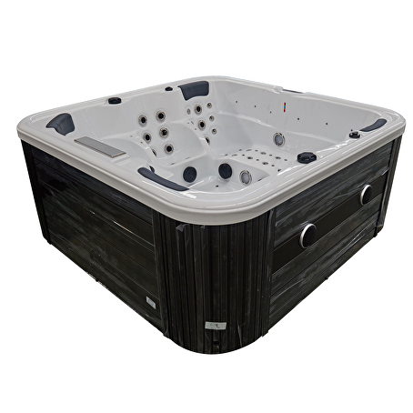 Jetstream 5-persoons Outdoor Spa - 2 ligbedden - Wit / zwart