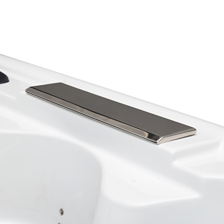 Jetstream 5-persoons Outdoor Spa - 2 ligbedden - Wit / zwart