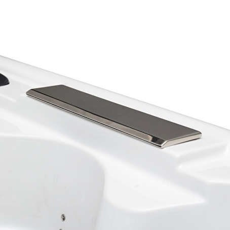 Jetstream 5-persoons Outdoor Spa - 2 ligbedden - Wit / hout
